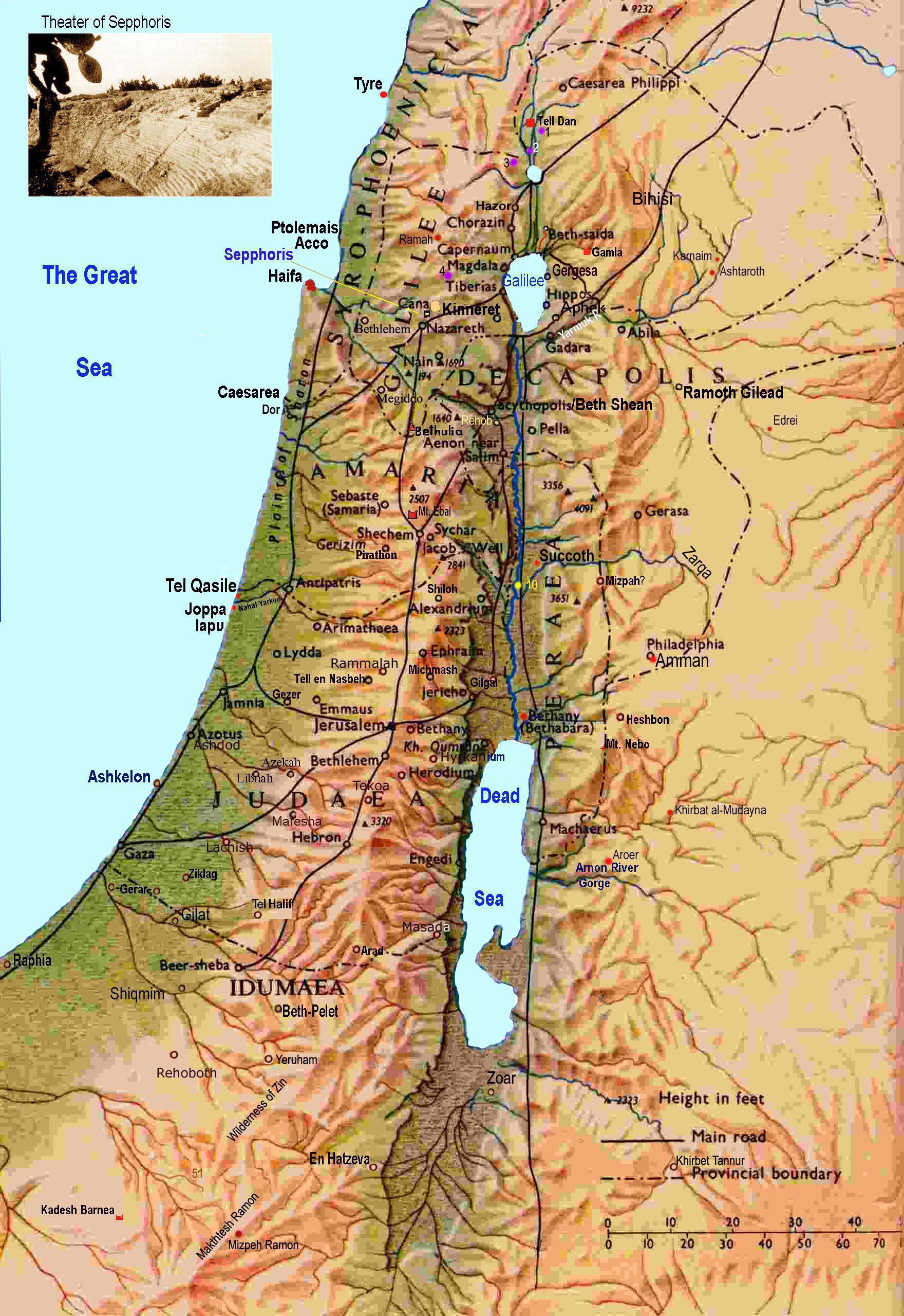 Ancient Maps Of Israel