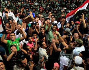 Egyptians Protest Border Deaths August 20 2011