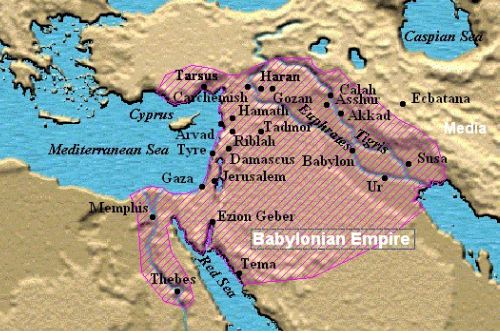 Map of Babylonian Empire